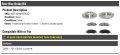 Rear Ceramic Disc Brake Pad And Rotor Kit Compatible With 2006-2011 Buick Lucerne