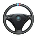 Loncky Leather Steering Wheel Cover For Bmw 5 Series 525i 525xi 528i Xdrive 528xi 530xit 530xi 530i 535i 535xi 545i 550i E60