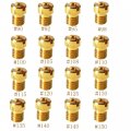 Waltyotur 16 Pcs Carburetor Carb Main Jets Replacement For Scooters Atvs Karts With 125cc 150cc Gy6 Motors