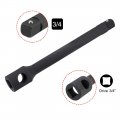 Uxcell 3 4-inch Drive By 12-inch Impact Extension Bar For Ratchet Wrench Cr-mo Steel