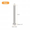 Uxcell 1 4-20x2-1 2 Hex Head Bolts 25pcs 304 Stainless Steel Hexagon Bolt Fully Thread Machine Screw