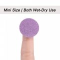 Uxcell 50pcs 1-inch Purple Sanding Discs 80 Grits Hook And Loop Professional Aluminum Oxide Sand Paper Mini Size For Wood Metal