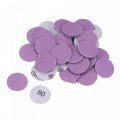 Uxcell 50pcs 1-inch Purple Sanding Discs 80 Grits Hook And Loop Professional Aluminum Oxide Sand Paper Mini Size For Wood Metal