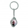 Graphics More Wonder Woman 1984 Fierce Pose Keychain Spinning Round Chrome Plated Metal