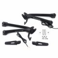 Httmt- Led Turn Signal Light Black Rear Passenger Footrest Bracket Compatible With 06-07 Suzuk Gsxr 600 750 P N Mt390-013a-bk