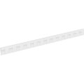 Ekena Millwork Denp05pl0212fay01 Pvc Dentil Trim White 