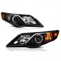 Black Housing Oe-style Projector Headlight Headlamp Assembly For 2012-2014 Toyota Camry Halogen Model Driver Passenger Side 