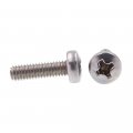 Prime-line Machine Screws Metric Pan Head Phillips Drive M4-0 7 X 14mm Grade A2-70 Stainless Steel 10 Pack