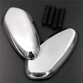 Xkh- Replacement Of Motorcycle Mirror Block Off Base Plates For 2000-2008 R1 Yzf-r1 Yzfr1 Chrome New