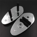 Xkh- Replacement Of Motorcycle Mirror Block Off Base Plates For 2000-2008 R1 Yzf-r1 Yzfr1 Chrome New