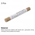 Uxcell Furniture Repair Crayons 3pcs Wood Wax Filler Stick Markers Touch Up For Scratches Holes Tables Desks Wooden Floors