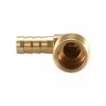 Uxcell Brass Barb Hose Fitting 90 Degree Elbow 10mm Barbed To G 1 2 Male Pipe Adapter Connector 2pcs