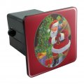 Christmas Holiday Santa Bag Of Toys Tree Tow Trailer Hitch Cover Plug Insert