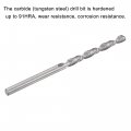 Uxcell Solid Carbide Twist Drill Bits 2 6mm Metric Left Hand Spiral Flutes Straight Shank Tungsten Steel Drilling Tool For