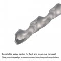 Uxcell Solid Carbide Twist Drill Bits 2 6mm Metric Left Hand Spiral Flutes Straight Shank Tungsten Steel Drilling Tool For