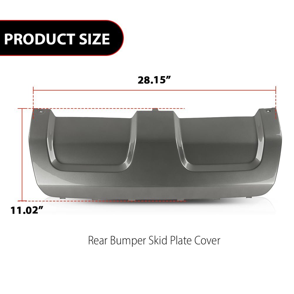 Rear Bumper Skid Plate Cover For Land Rover Range Sport 2014 To 2017 Gray Lr045175