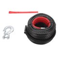 Synthetic Winch Rope Extremely Strong Towing For Suv Off Road Vehicle Truck With Forged Hook 