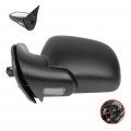 Ocpty Black Driver Side View Mirror Textured With Power Adjustment Puddle Lamp Manual Folding Compatible For 2002 Mercury
