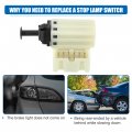 X Autohaux Stop Lamp Switch Stoplight Assembly For Chrysler Plastic Metal Beige