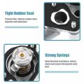X Autohaux 12638836 Engine Coolant Thermostat Housing Assembly For Saturn Aura 2007-2009 Chevrolet Impala 2014-2020