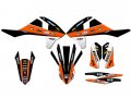 Senge Graphics 2017 Sx 125 150 250 Ricochet Orange Kit 