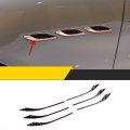 Taruisixt Fit For Maserati Ghibli 2014 2015 2016 2017 2018 2019 2020 2021 2022 Auto Real Soft Carbon Fiber Side Fender Stickers