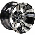 Ocelot E118 Golf Cart Wheel 847-107118-02-10-inch Wheels Accessories Black Machined 10x7 3 4 Rims Tires And Durable For 