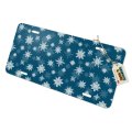Graphics More Snowflakes On Blue Tile Pattern Novelty Metal Vanity Tag License Plate