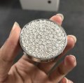 Hailwh Fit Audi Q7 2016-2019 Crystal Rhinestone Bling Accessories Multimedia Central Control Ac Rearview Mirror Knob Applique
