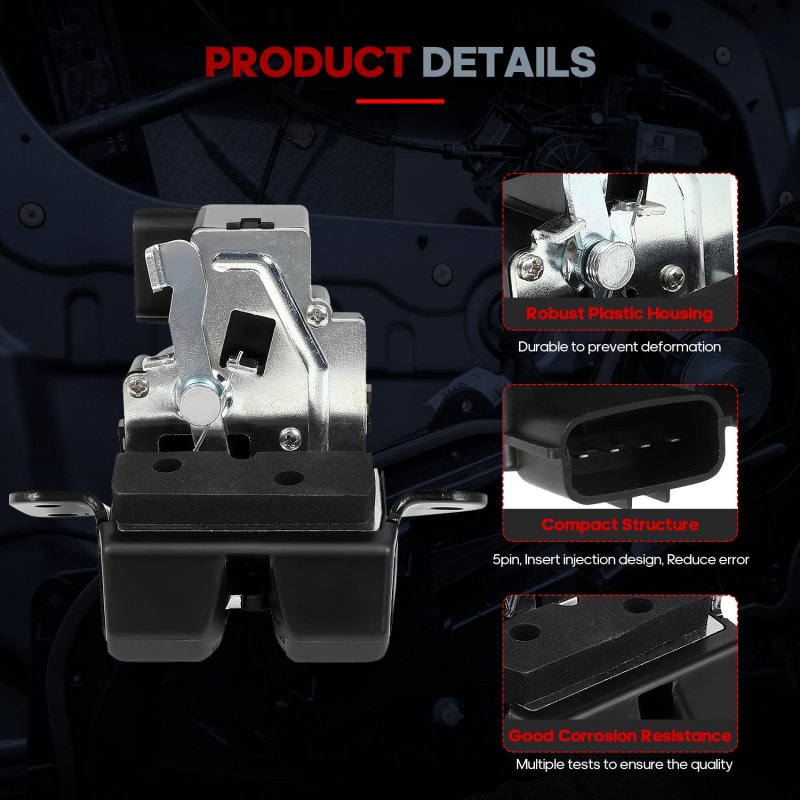 Rear Tailgate Side Door Latch Lock Actuator Compatible For Kia Sorento 2011-2013 For Soul 2010-2013 Actuators Replaces