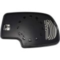 Driver Side Mirror Glass For Cadillac Escalade Esv 2003 2004 2005 2006 Heated Flat With Backing Plate Replacement 88986362 