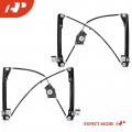 A-premium Power Window Regulator Without Motor Compatible With Volkswagen Beetle 1998-2010 Front Driver And Passenger Side 2-pc