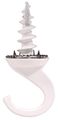 Hillman Fasteners 122412 White Driller Hook 