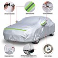 Waterproof All Weather Car Cover For 2004 2026 Toyota Corolla Sedan Silver Full Body Protection With Cotton Liner And Zipper