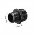 Uxcell M20 Cable Gland 2 Holes Waterproof Ip68 Nylon Joint Adjustable Locknut For 3 3-5 1mm Dia Wire