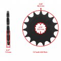 Caltric Blue Drive Chain And Sprocket Kit Compatible With Suzuki Dl650 V-strom Xt Abs 2004-2018