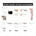 S45 S25 Electrode Nozzle Tip Shield Roller Guide Fit Trafimet Plasma Torch Pk22
