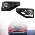 1 Pair Of Clear Bumper Fog Lights Lamps Assembly Bulbs Switch Kit Replacement For Pathfinder 2017-2019 