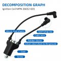 M Mati 26652-g01 Ignition Coil For Ez Go Marathon 1993-2003 Medalist 1994-1995 Txt Pre-mci Engine 1996-2002