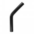 X Autohaux 28mm 1 10 Id 45 Degree Elbow Silicone Reducer Hose Pipe Bend Turbo Water Intercooler Black