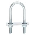 Round U-bolts 6 Set 31mm Inner Width 90mm Length M8 Zinc-plated Carbon Steel U Clamp Bolt With Nuts And Plates For Boat Trailer 