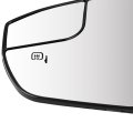 Driver Side Mirror Glass For 2013d For Escape Heated Replaces Cj5z-17k707-g