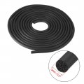 Uxcell Foam Rubber Seal Weather Strip 5mm Diameter 3 Meters Long Black