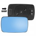 X Autohaux Mirror Glass Heated With Backing Plate Passenger Side Right Rear View For Bmw 318i 325i 325e