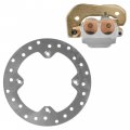 Caltric Front Left Brake Disc And Caliper Canam Outlander 1000r 4x4 Xt-p 2018 2019 2020 2021 2022