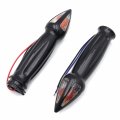 Xkh- Motorcycle Black Hand Grip Compatible With Turn Signals Vulcan 500 800 900 1500 1600 2000 B00y5n03a0