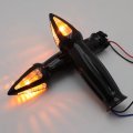 Xkh- Motorcycle Black Hand Grip Compatible With Turn Signals Vulcan 500 800 900 1500 1600 2000 B00y5n03a0