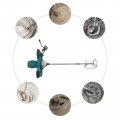 2100w Electric Cement Mortar Mixer Portable Mud For Mixing 6 Speed Adjustable Paint Handheld Plaster Stirring Tool With Gloves 
