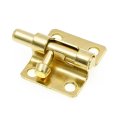 U 117516 Slide Barrel Bolt Latch 2 In Brass Plated Corrosion Resistant Door Lock For Gates Sheds And Cabinets Includes Mounting 
