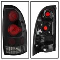 Acanii For 2005-2015 Toyota Tacoma Pickup Pick Up Black Tail Lights Brake Lamps Taillights Taillamps Left Right 05-15